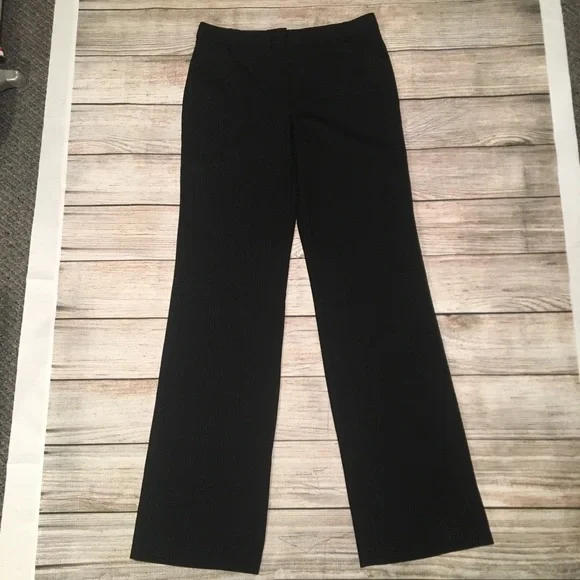 BCBG MaxAzria Wool Black Striped Mariam Pants - Picture 5 of 11